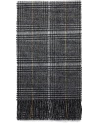 Barbour - Sciarpa A Quadri Con Frange - Lyst