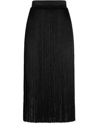 Dolce & Gabbana - Long Fringed Skirt - Lyst