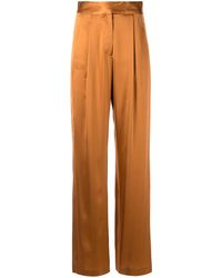 Michelle Mason - Pantalon Ample En Soie - Lyst