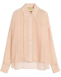 Momoní - Raw Cut Bib Shirt - Lyst