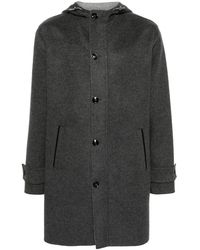 Kiton - Button-Up Jack Met Capuchon - Lyst