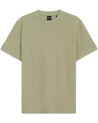 BOSS - Geometric-Jacquard T-Shirt - Lyst