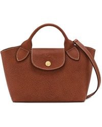 Longchamp - Bolso Épure mini texturizado de piel - Lyst