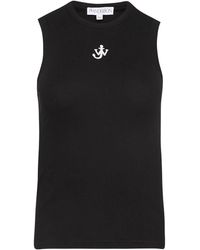 JW Anderson - Anchor-Embroidered Top - Lyst