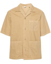 Aspesi - Camp-collar Cotton Shirt - Lyst