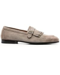 Doucal's - Fringe-Detail Suede Loafers - Lyst