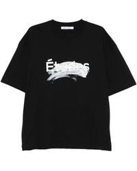 Etudes Studio - Smudged-Logo Organic Cotton T-Shirt - Lyst