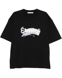 Etudes Studio - Smudged-Logo Organic Cotton T-Shirt - Lyst
