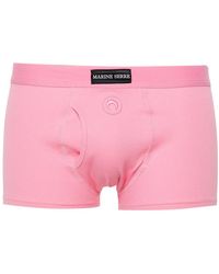 Marine Serre - Crescent Moon-Embroidered Boxers - Lyst