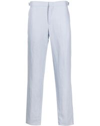 Orlebar Brown - Griffon Linen Straight-Leg Trousers - Lyst