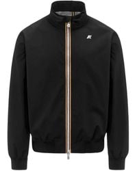 K-Way - Arsene Stretch Dot Bomber Jacket - Lyst