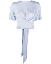 Ba&sh - Yay Short-Sleeve Tied T-Shirt - Lyst