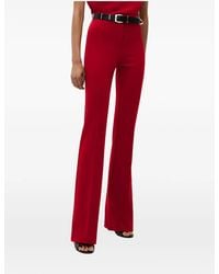 Pinko - Pressed-Crease Flared Trousers - Lyst