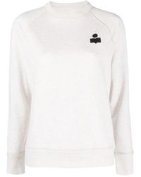 Isabel Marant - Milla Logo-Embroidered Sweatshirt - Lyst