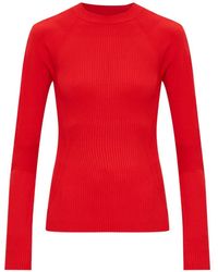 Moncler - Logo Ribbed Top - Lyst