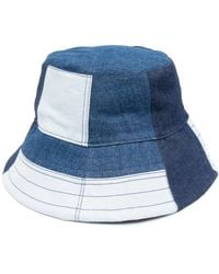 Ambush - Denim-Patchwork Bucket Hat - Lyst