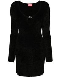 DIESEL - M-Coleen Logo-Plaque Dress - Lyst