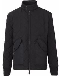 Burberry - Diamond-Quilted Thermoregulated Jacket - Lyst