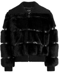 Dolce & Gabbana - Fur Bomber Jacket - Lyst