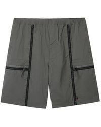 Alpha Industries - Logo-Tape Cargo-Pockets Shorts - Lyst