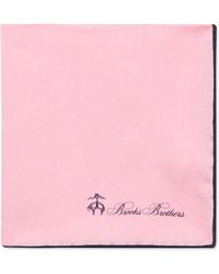 Brooks Brothers - Silk Plain Pocket Square - Lyst
