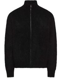 CYCLE - Maglie Logo-Embroidered Zip-Up Cardigan - Lyst