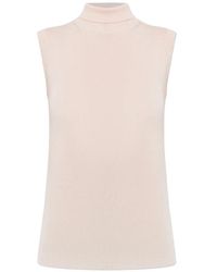 Sportmax - Eschimo Roll-Neck Sleeveless Sweater - Lyst