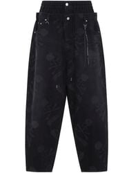 MASTERMIND WORLD - Jeans Met Doodskopprint - Lyst