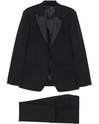 Lardini - Peak-Lapel Three-Piece Suit - Lyst