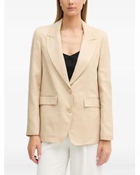 GAUDI - Peak-Lapels Single-Breasted Blazer - Lyst