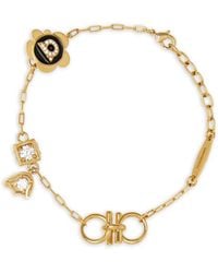 Ferragamo - Gancini Charm Bracelet - Lyst