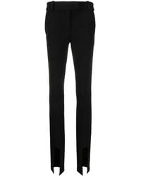 ALESSANDRO VIGILANTE - Cut-Out Slim-Cut Trousers - Lyst
