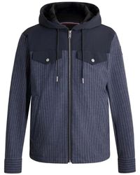 Fusalp - Rocelan Pinstriped Hooded Bomber Jacket - Lyst