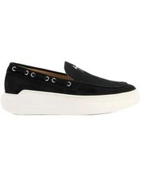Giuseppe Zanotti - Conley String Signature Metal Detail Loafers - Lyst