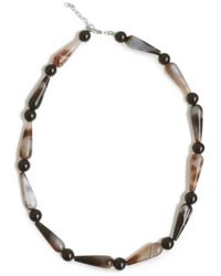 COMPLETEDWORKS - The Depths Of Time Agate Necklace - Lyst