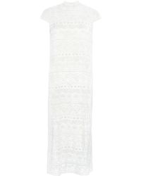 Eres - Exquise Sheer-lace Long Dress - Lyst