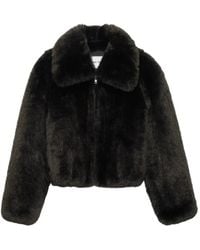 Stand Studio - Aya Faux-Fur Jacket - Lyst