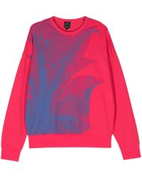 Armani Exchange - Abstract-print Cotton Blend Sweatshirt - Lyst