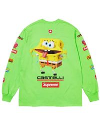 Supreme - X Spongebob X Castelli Racing Long-Sleeves T-Shirt - Lyst