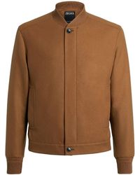 ZEGNA - Oasi Cashmere Elements Bomber Jacket - Lyst
