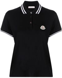 Moncler - Polo Shirt With Striped Details - Lyst