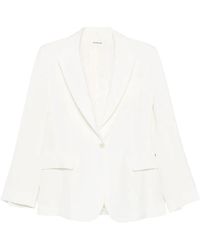 P.A.R.O.S.H. - Notched Lapel Blazer - Lyst