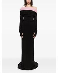 Atu Body Couture - Robe Longue Crown À Épaules Dénudées Et Manches Longues - Lyst