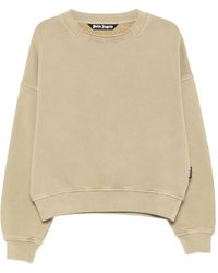 Palm Angels - Sweat En Coton À Col Rond - Lyst
