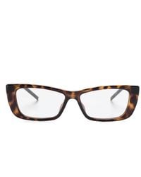 Gucci - Rectangle-Frame Glasses - Lyst
