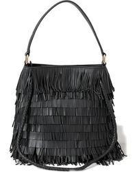 VISONA - Diletta Fringe Braided-Handle Bag - Lyst