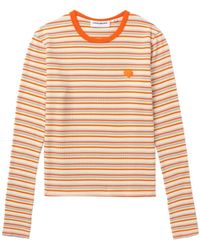 Chocoolate - Long-sleeve Striped Cotton T-shirt - Lyst