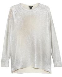 Avant Toi - Lamé Sweater - Lyst