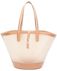 Saint Laurent - Mittelgroße Panier Handtasche - Lyst