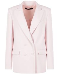 FEDERICA TOSI - Double-Breasted Jacket - Lyst